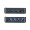Aten US3344 - Conmutador USB 3.1 4 x 4 para compartir periféricos