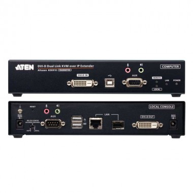 Aten KE6910T - Transmisor KVM USB DVI-D (2K x 2K) sobre LAN - Marlex
