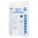 Logilink UA0144B - Cable Adaptador USB 2.0 a Fast Ethernet (11cm)
