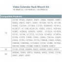 Aten VE-RMK2U - Rack Mount Kit 2 U | Marlex Conexion