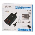 Logilink PA0139 - Cargador de mesa USB, 6 Puertos, 32 W | Marlex Conexion
