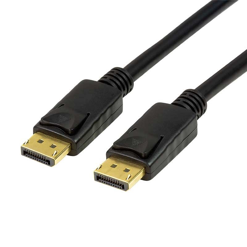 Logilink CV0121 - 3m Cable DisplayPort 1.4 (8K/ 60Hz) Negro | Marlex Conexion