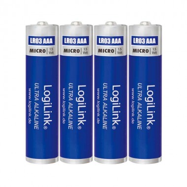 Logilink LR03B4 - Pila Alcalina 1,5V LR03 AAA ( Blister de 4 pilas )