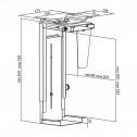 Logilink EO0005 - Soporte CPU bajo mesa o fijacion en Pared, Giratorio