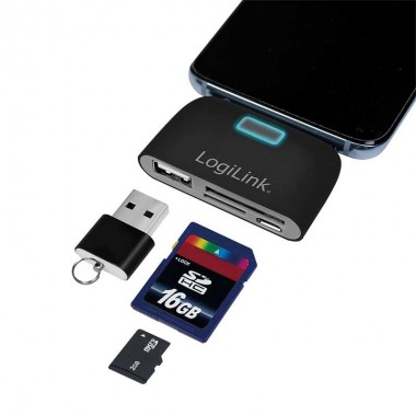 Logilink CR0044 - Lector de tarjetas USB-C 