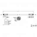 Logilink CQ2025X - 2m Latiguillo RJ45 Cat. 6 S/FTP COBRE PIMF LSZH CROSSOVER Gris