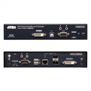 Aten KE6920T | Transmisor KVM DVI-D (2K x 2K) sobre LAN y Dual SFP | Marlex