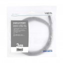 Logilink CV0128 - 3m Cable Displayport a HDMI, 4K@30Hz Negro