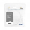Logilink CV0122 - 1m Cable Mini DisplayPort 1.2 a HDMI, Blanco | Marlex Conexion