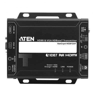 Aten-VE2812AT - Transmisor HDMI y VGA HDBaseT con POH (4K a 100 m) 