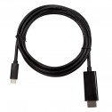 Logilink UA0330 - 3 m Cable USB 3.2 (Gen 1) tipo C Macho a HDMI 4k/60Hz, Negro