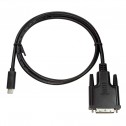 Logilink UA0331 - 1.8 m Cable USB 3.2 (Gen 1) tipo C Macho a DVI, Negro