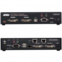Aten KE6940AiT - Transmisor KVM USB-DVI-I doble pantalla, Audio y RS232 sobre LAN y acceso a Internet