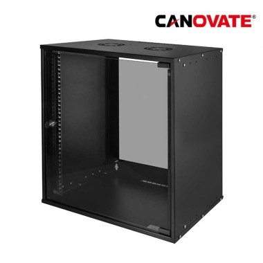 Canovate W12C55B - Armario Rack Mural de 19" 12U 0,8mm 545 x 400