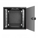 Canovate W66Z30B - Armario Mural de 10" 6U Fondo 300, Negro 