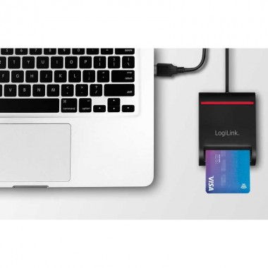 LogiLink CR0047 - Lector de Smart Card y DNIe, USB externo | Marlex Conexion