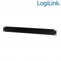 Logilink PN101B - Panel ciego sólido de 19 " 1U, negro