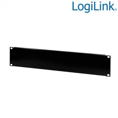 Logilink PN102B - Panel ciego sólido de 19 " 2U, negro