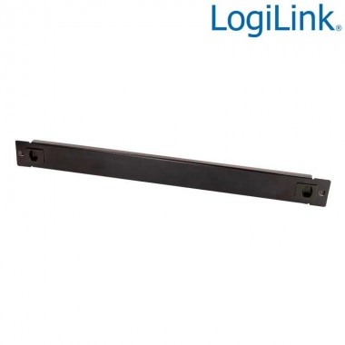 Logilink PN105B - Panel ciego de 19 ", instalación a presión 1U, negro