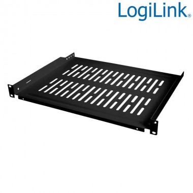 Logilink SF1C45B - Bandeja Colgante 19'' 1U Fondo 350 Negra | Marlex Conexion