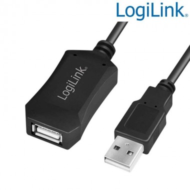 Cable Amplificador USB 2.0 (5m) Logilink UA0001A