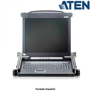 Aten CL1000N - Consola VGA LCD 19" para Rack 19'' | Marlex Conexion