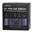 Logilink UA0379 Webcam USB Angulo Visión 80º 1920x1080p FULL HD