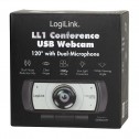 Logilink UA0377 Webcam USB Angulo Visión 120º 1920x1080p FULL HD