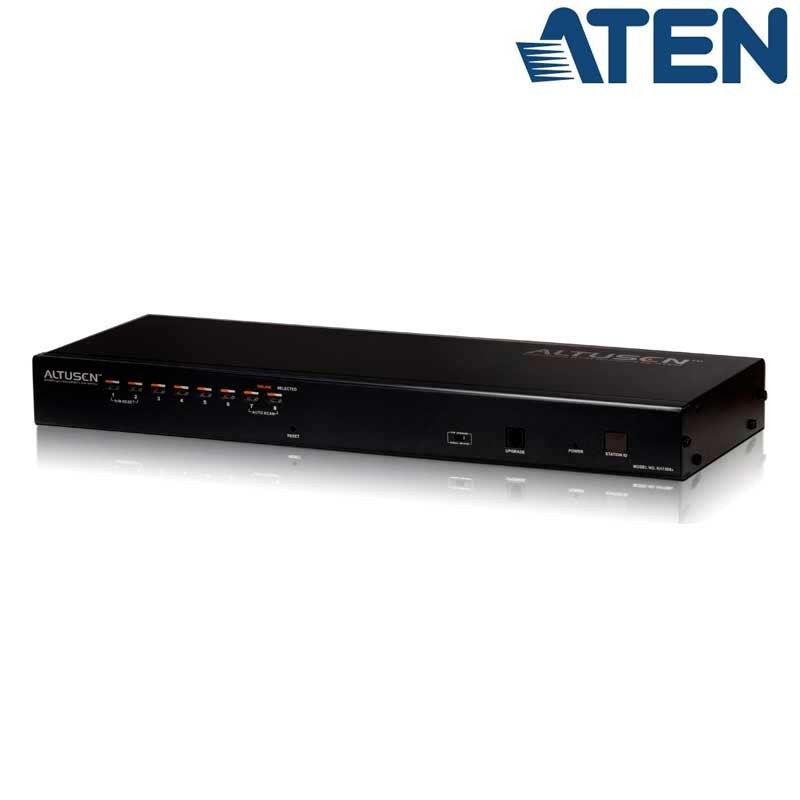 Aten KH1508A - KVM Cat 5e/6 de 8 Puertos para Rack 19'' | Marlex