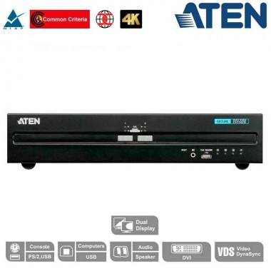 Aten CS1142D | KVM de 2 puertos USB DVI Dual View "secure" 