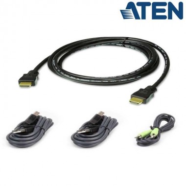1,8m Kit de cable para KVM ''secure'' HDMI USB 2.0 con Audio Aten 2L-7D02UHX4