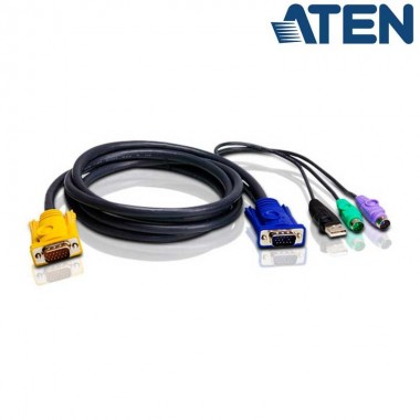 Aten 2L-5302UP - 1.8m  USB / PS2 VGA KVM Cable | Marlex Conexion