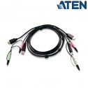 Aten 2L-7D02UH - 1,8m USB HDMI KVM Cable con Audio | Marlex Conexion
