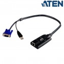 Aten KA7170 - Adaptador KVM USB-VGA ( Video Compuesto) a Cat5e/6 Módulo para CPU