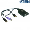 Aten KA7168 - Adaptador KVM USB-HDMI a Cat5e/6 (Virtual Media) Módulo para CPU