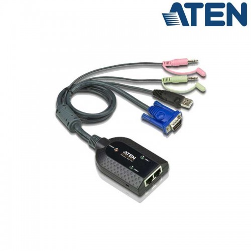 Aten KA7178 - Adaptador KVM USB-VGA-Audio a 2 puertos (Virtual Media) Módulo para CPU 