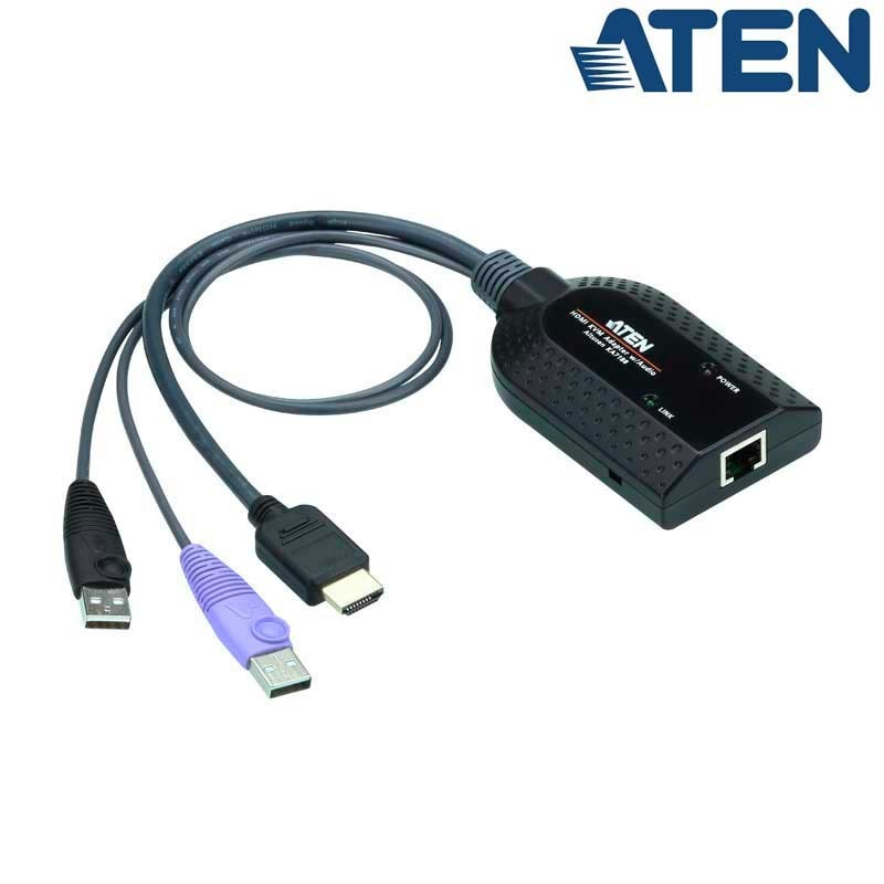 Aten KA7188 - Adaptador KVM USB-HDMI a Cat5e/6 (Virtual Media) |Marlex Conexion