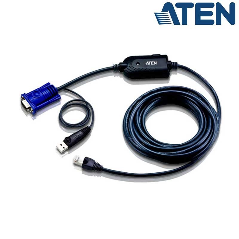 Aten KA7970 - Cable adaptador KVM USB-VGA a Cat5e/6 de 4,5 metros