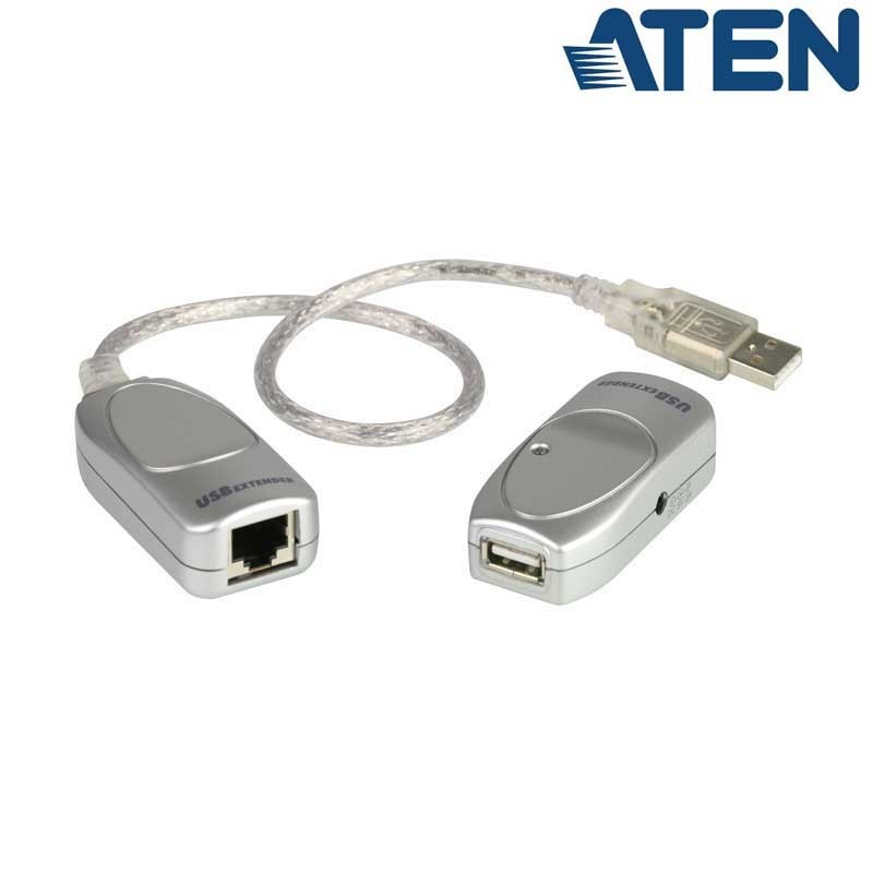 Logilink UA0267 - Extensor USB 2.0 sobre Cat.5e/6 (50m), metalico, POE