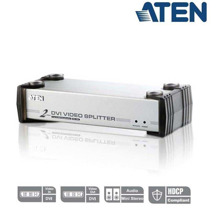 Aten VS162 - Video Splitter DVI 2 puertos con Audio 