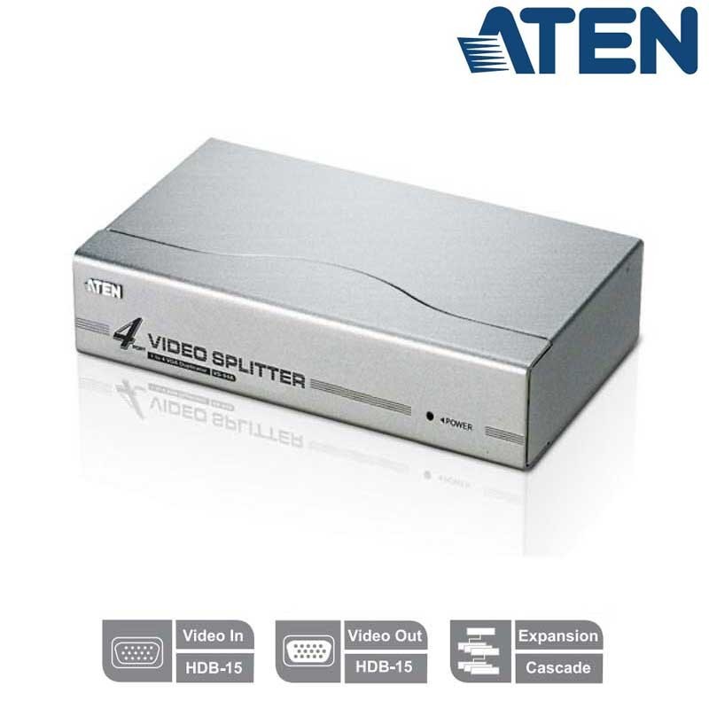 Aten VS94A - Video Splitter VGA 4 puertos (350 Mhz)