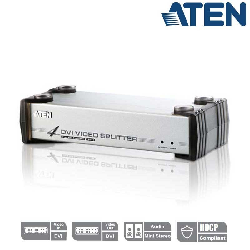 Aten VS164 - Video Splitter DVI 4 puertos con Audio