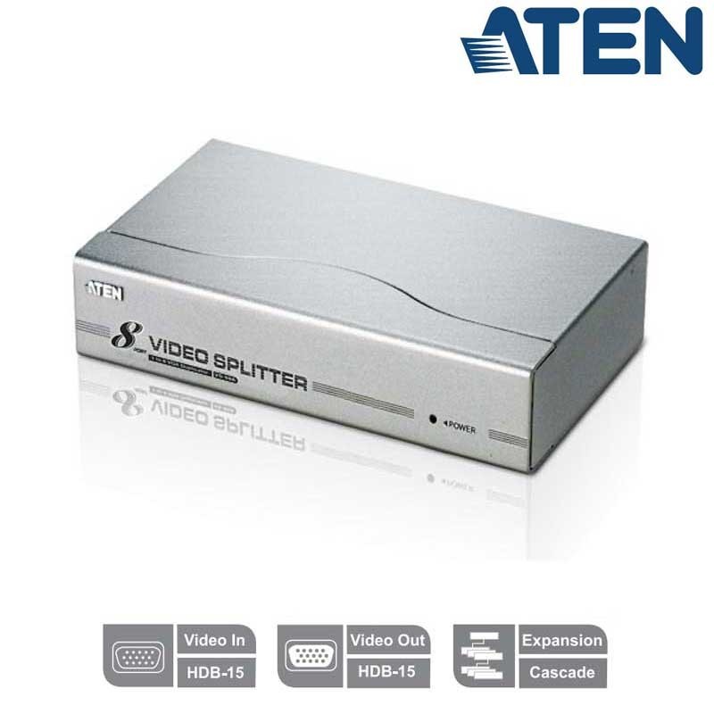 Aten VS98A - Video Splitter VGA 8 puertos (300Mhz)