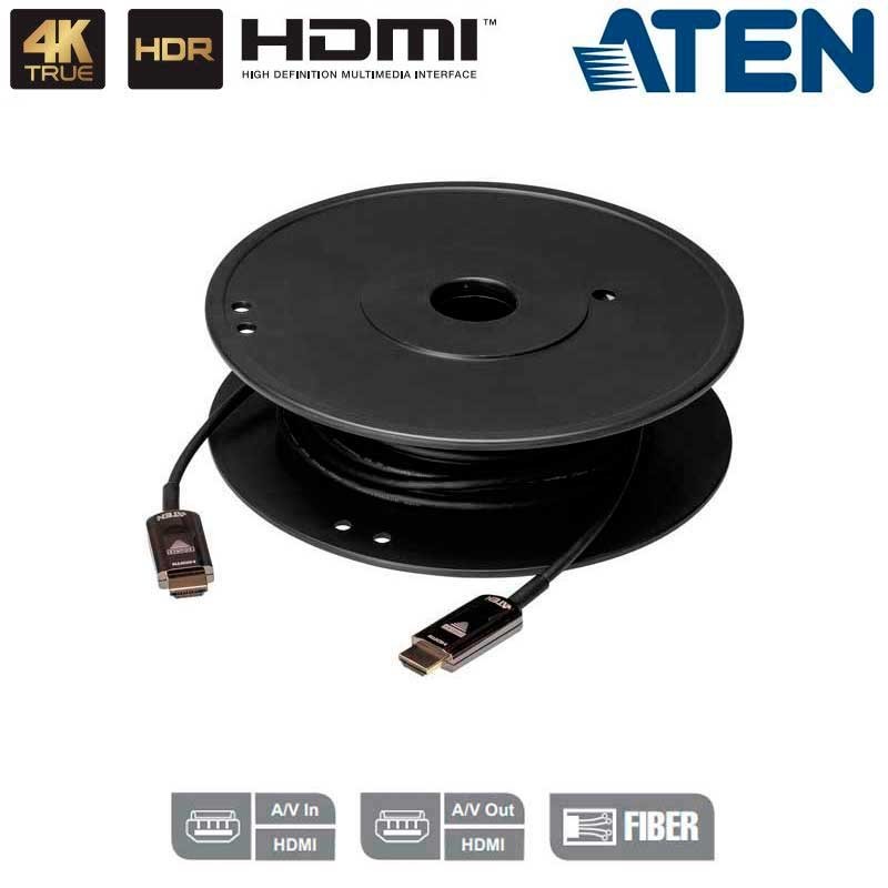 Aten VE781020 | 20m Cable óptico activo HDMI 2.0 4K real | Marlex Aten VE781020 | 20m Cable óptico activo HDMI 2.0 4K real | Marlex