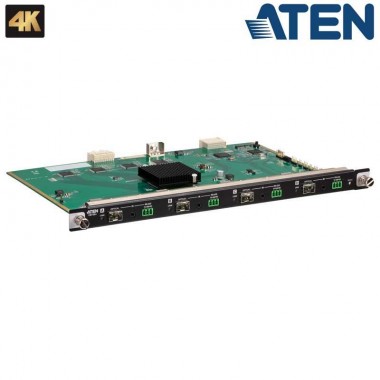 Aten VM7584K2 - Tarjeta de entrada óptica 10G de 4 puertos (4K a 10 km , SM)