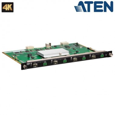 Aten VM8584K2 - Tarjeta de salida óptica 10G de 4 puertos  (4K a 10 km , SM)