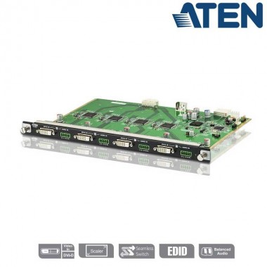 Aten VM7604 - Tarjeta de Entrada DVI de 4 puertos para VM1600 o VM3200