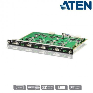 Aten VM8604 - Tarjeta de Salida DVI de 4 puertos para VM1600 o VM3200