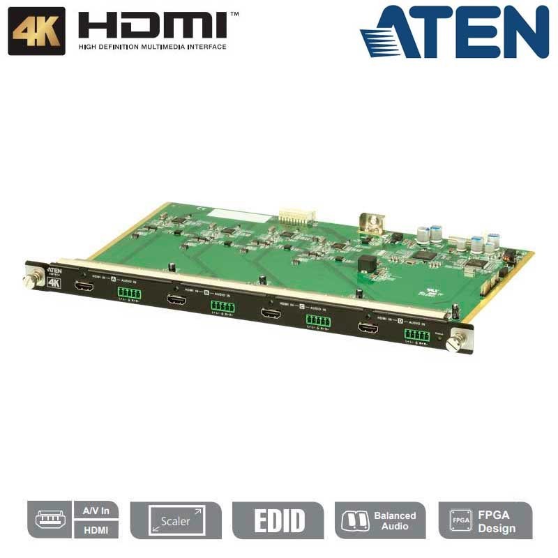 Aten VM7814 - Tarjeta de entrada HDMI 4K de 4 puertos | Marlex 