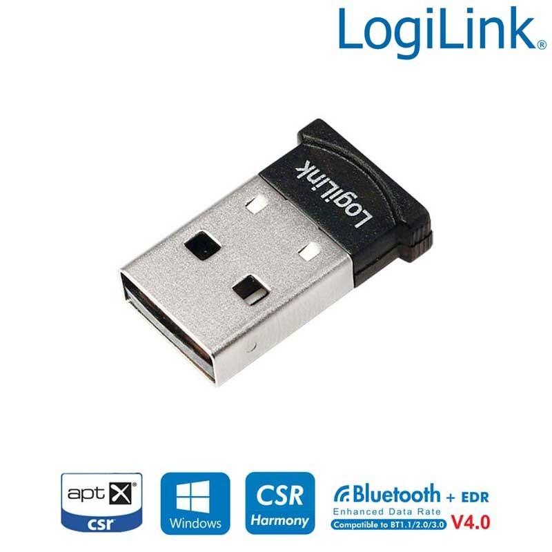 Logilink BT0015 - Adaptador USB a Bluetooth V4.0, 50m - Marlex 